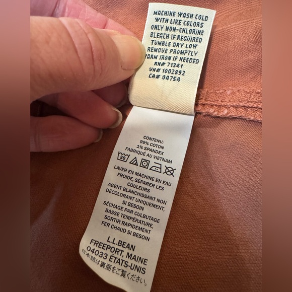 L.L.Bean BeanFlex Utility Barn Outdoor Jacket Shacket Women XS Rust Orange READ - Picture 12 of 16